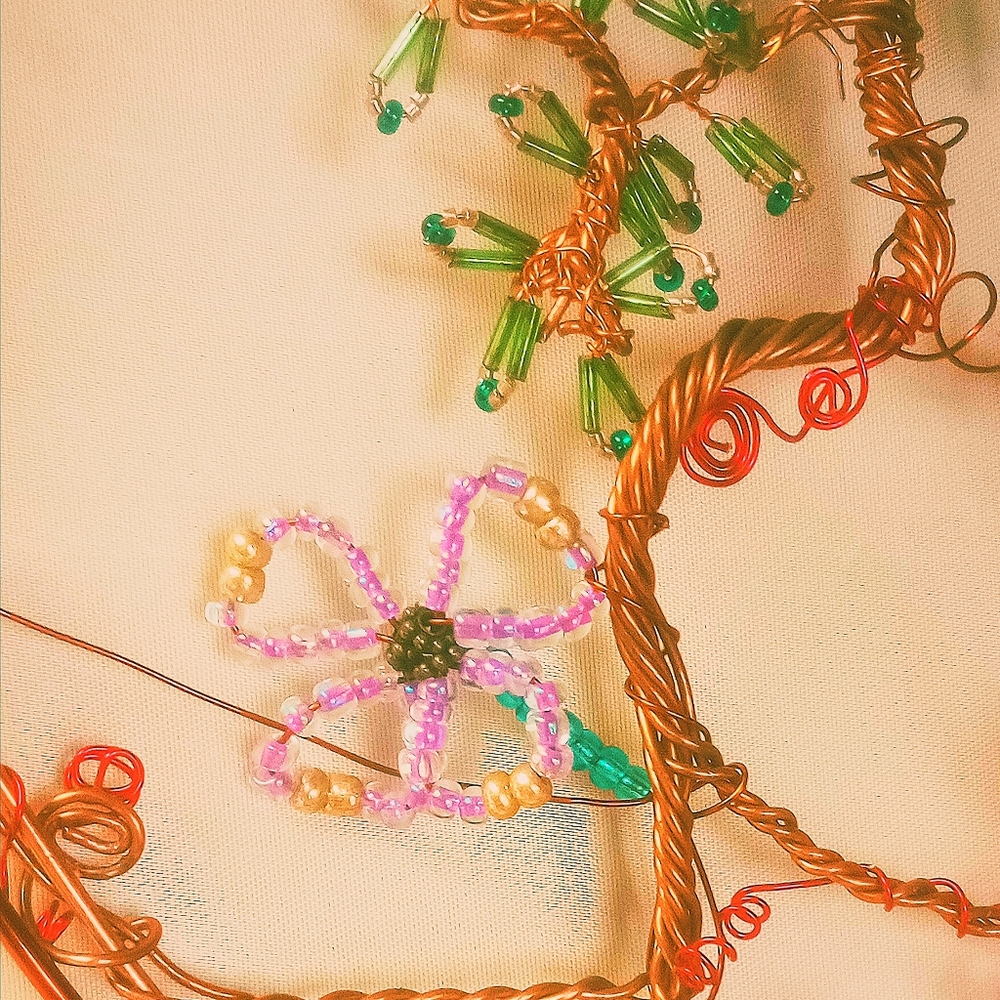 Hand Crafted Copper Sun Catcher - Picture 3 of 4
